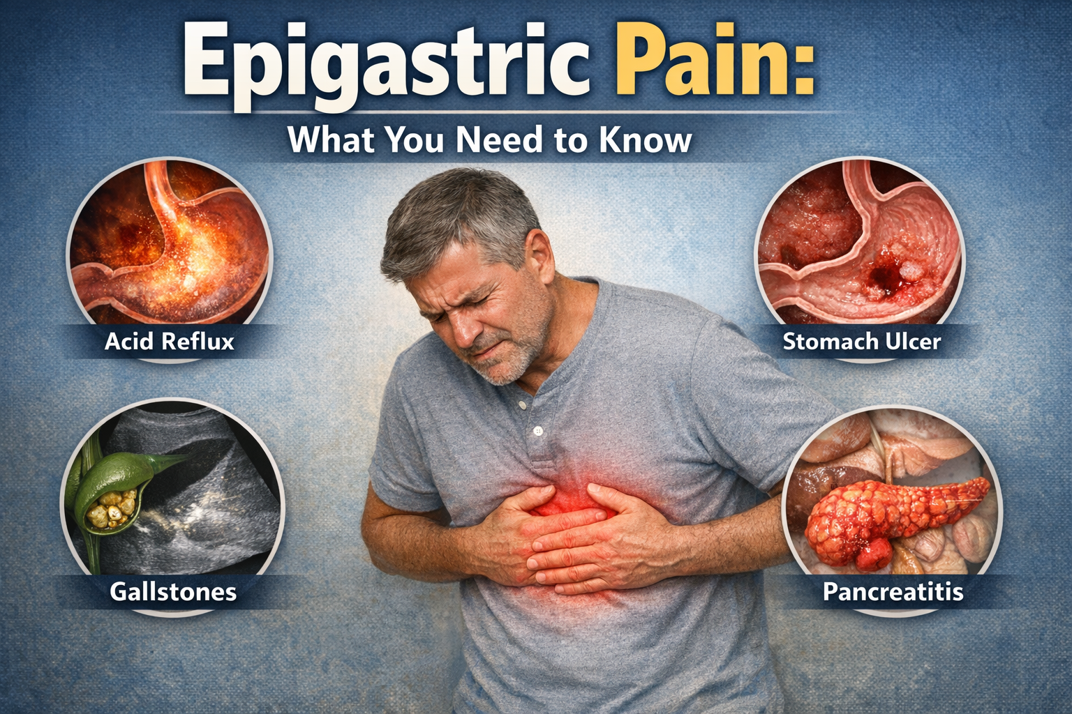 Epigastric Pain: Causes, Symptoms, Treatment, and When to Get Medical Help
