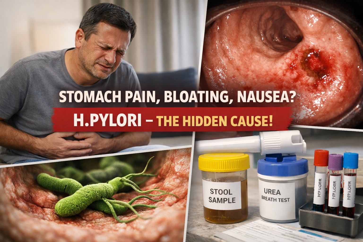 H. Pylori Infection: Symptoms, Causes, Testing, and What a Positive Result Really Means